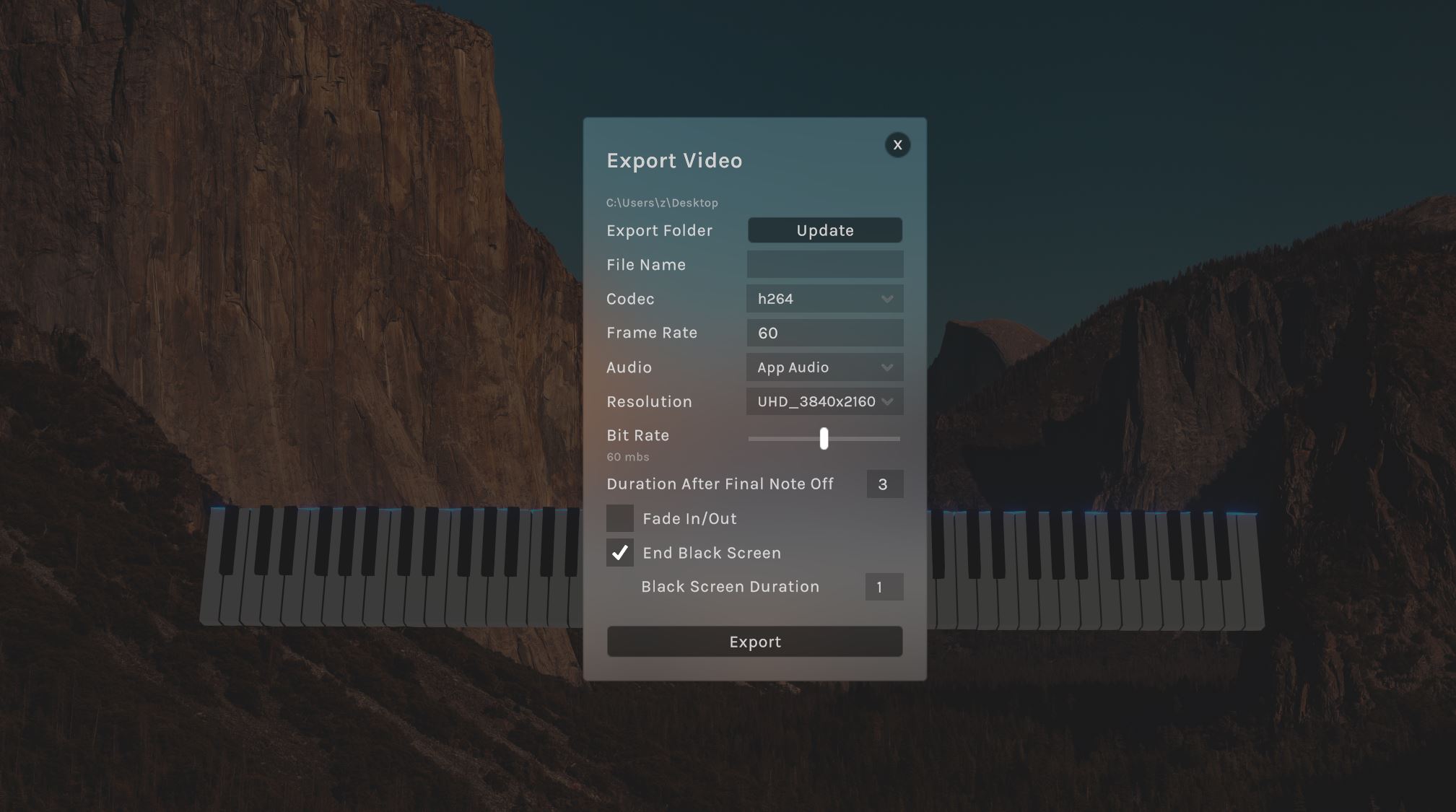 Video Export
